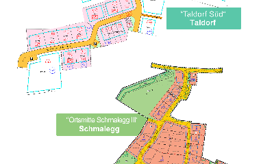 WOHNBAUPLÄTZE - Baugebiete Ortsmitte Schmalegg III und Taldorf Süd, Einzel- und Doppelhaushälften | im LOSVERFAHREN