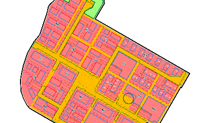 Baugebiet "Stadterweiterung Nord - 2. BA Nord, 1. Erschließungsabschnitt": Reihenhaus-Bauplatz