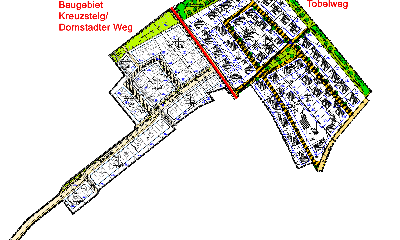 Dornstadter Straße / Tobelweg und Kreuzsteig - Dornstadter Weg