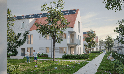 Wohnanlage Oberbayerische Heimstätte –Vermietung von bezahlbarem Wohnraum